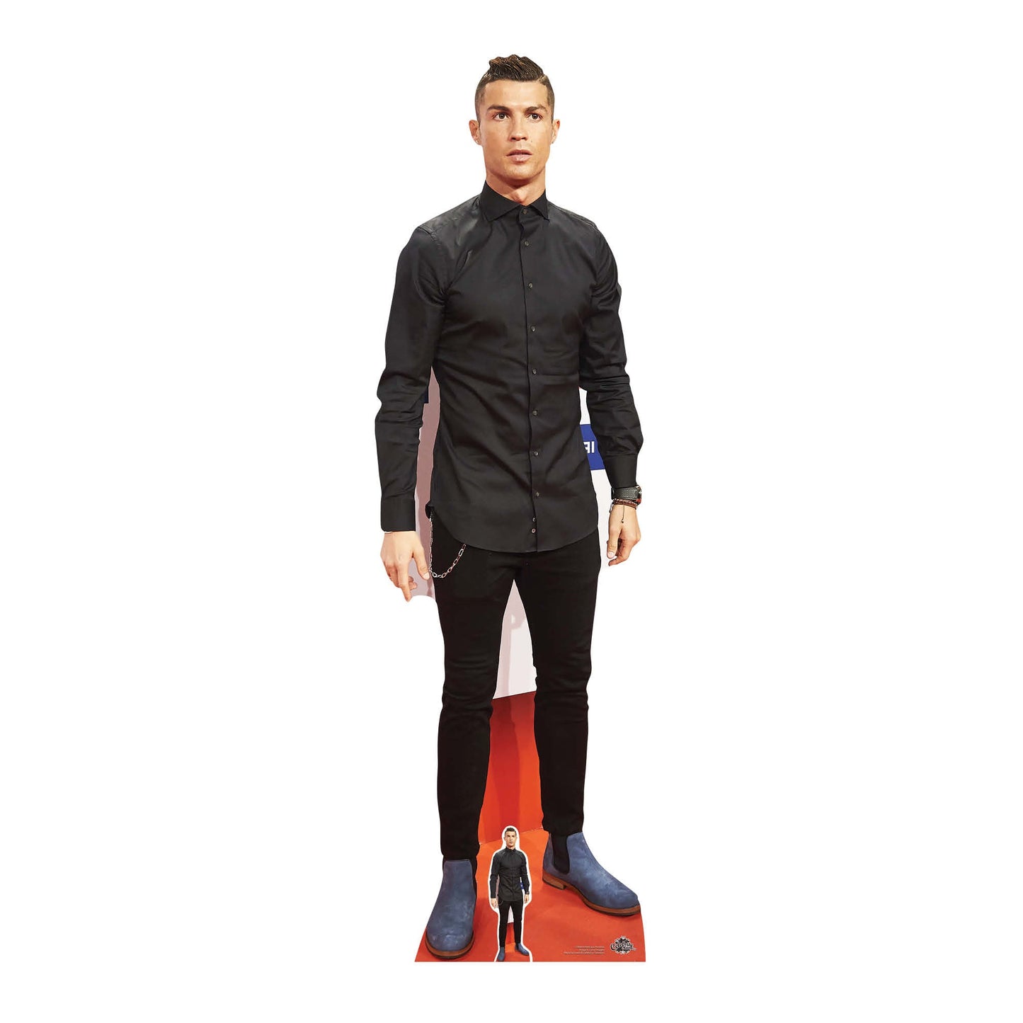 CS649 Christiano Ronaldo Footballer World Cup 2026 Height 181cm Lifesize Cardboard Cut Out With Mini