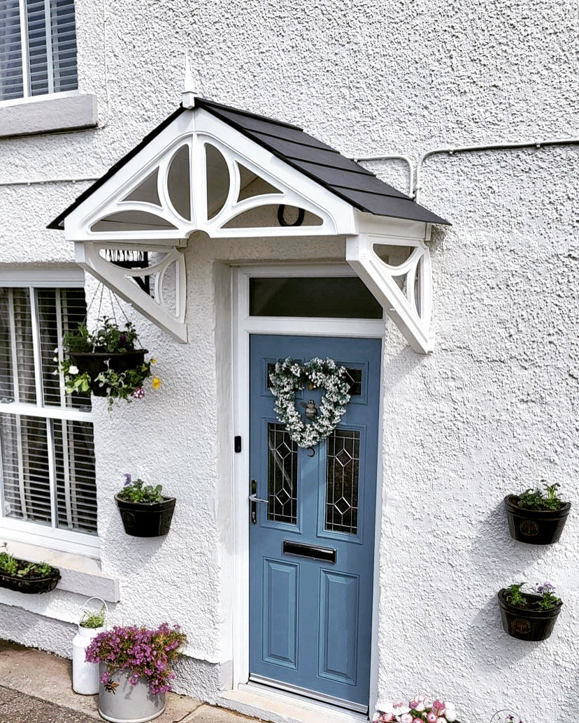 Althorp Door Canopy 149cm - Flat Pack Porch Canopy