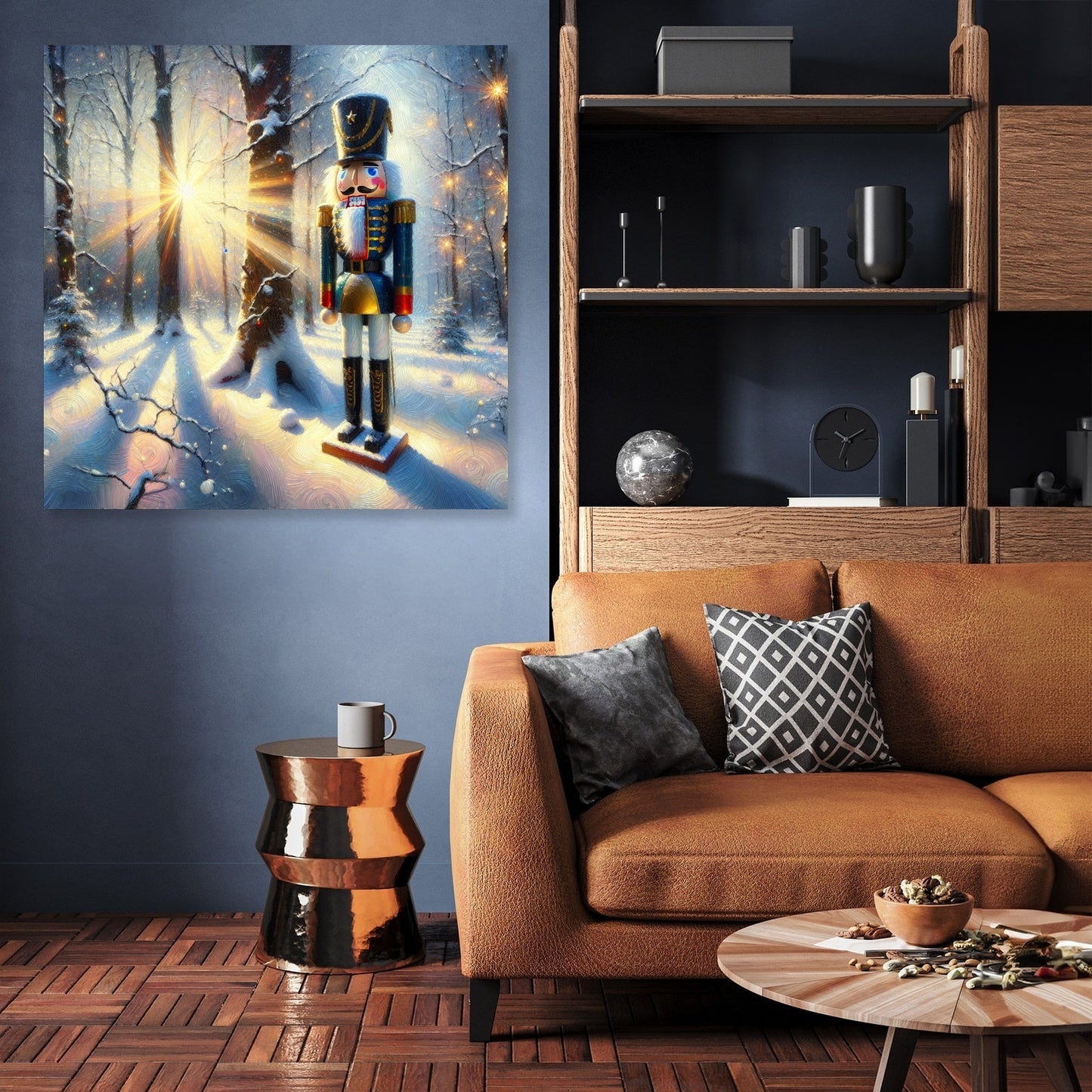 Nutcracker's Snowy Waltz Canvas