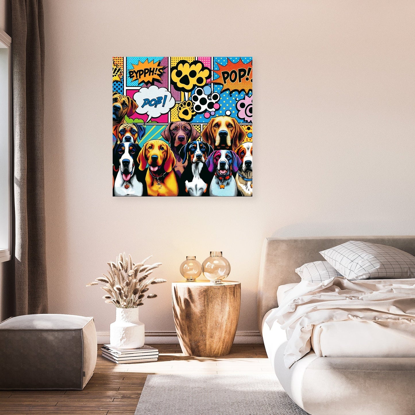 Pop Paws Parade Canvas