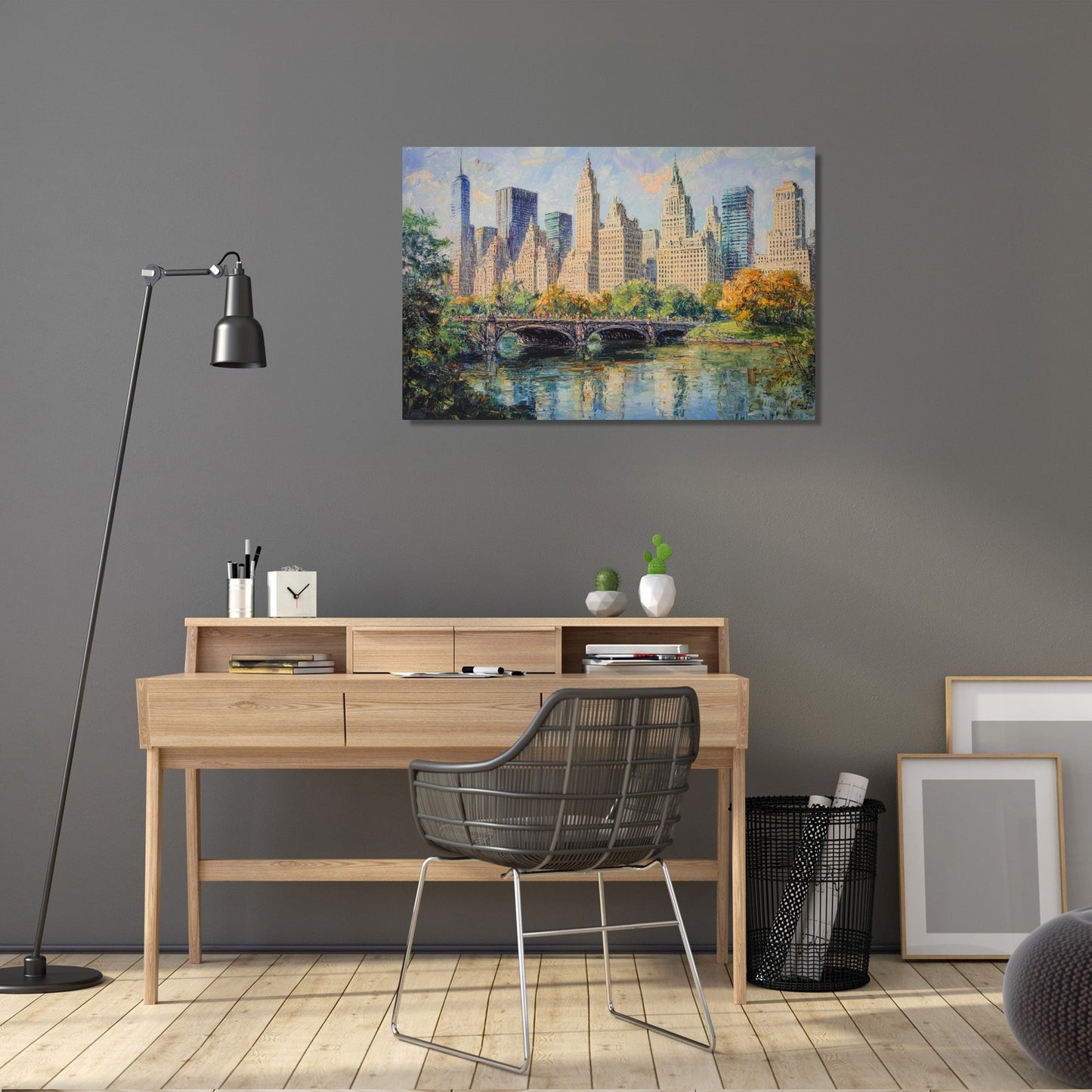 Manhattan Skyscraper Canvas