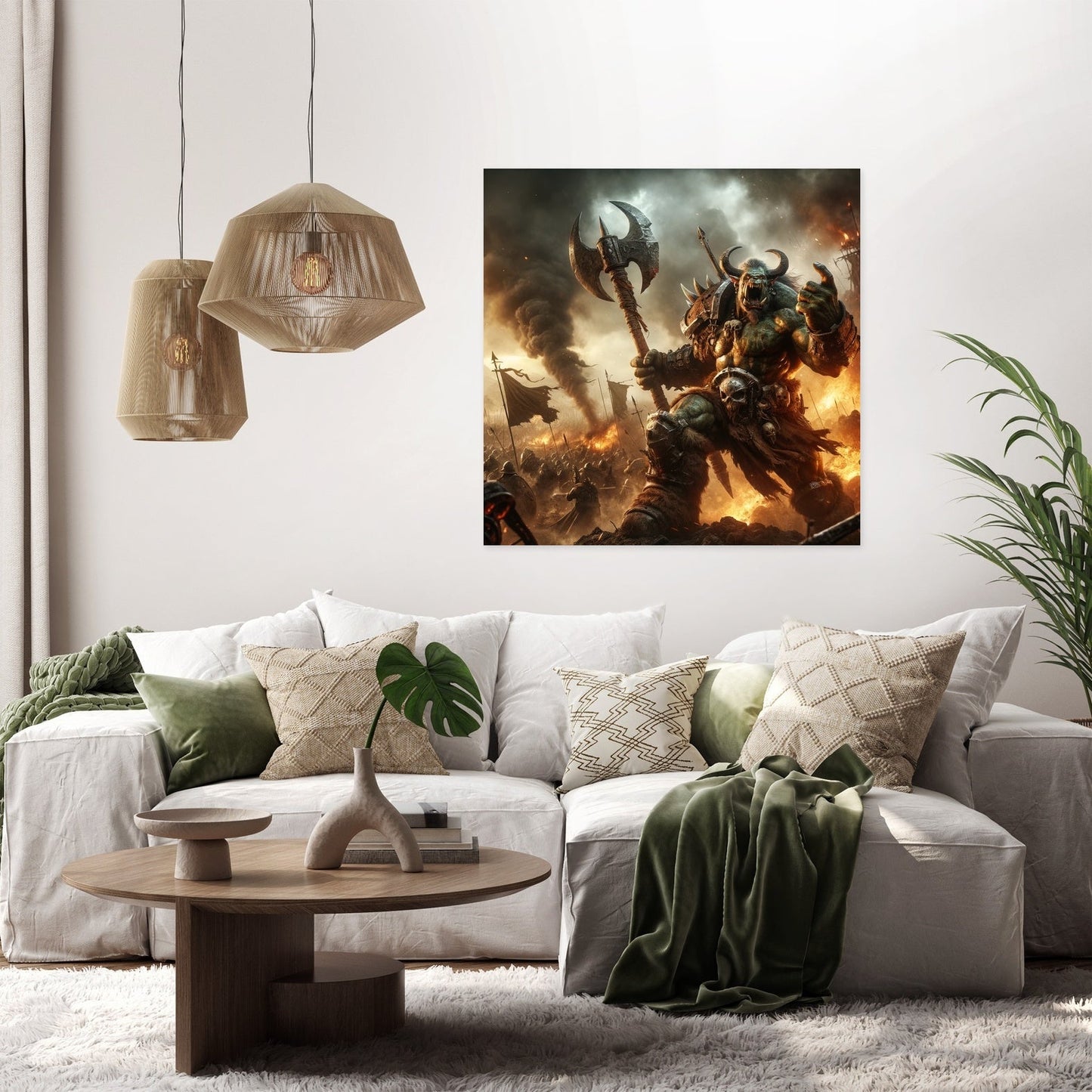 Orc War Cry Canvas