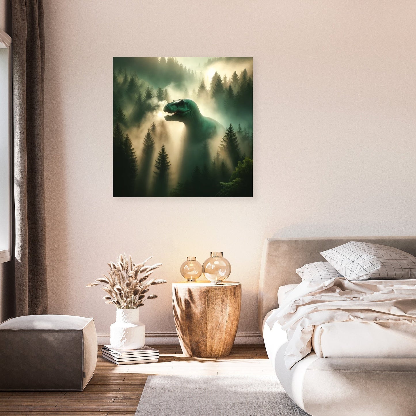 Misty Dawn T. Rex Canvas