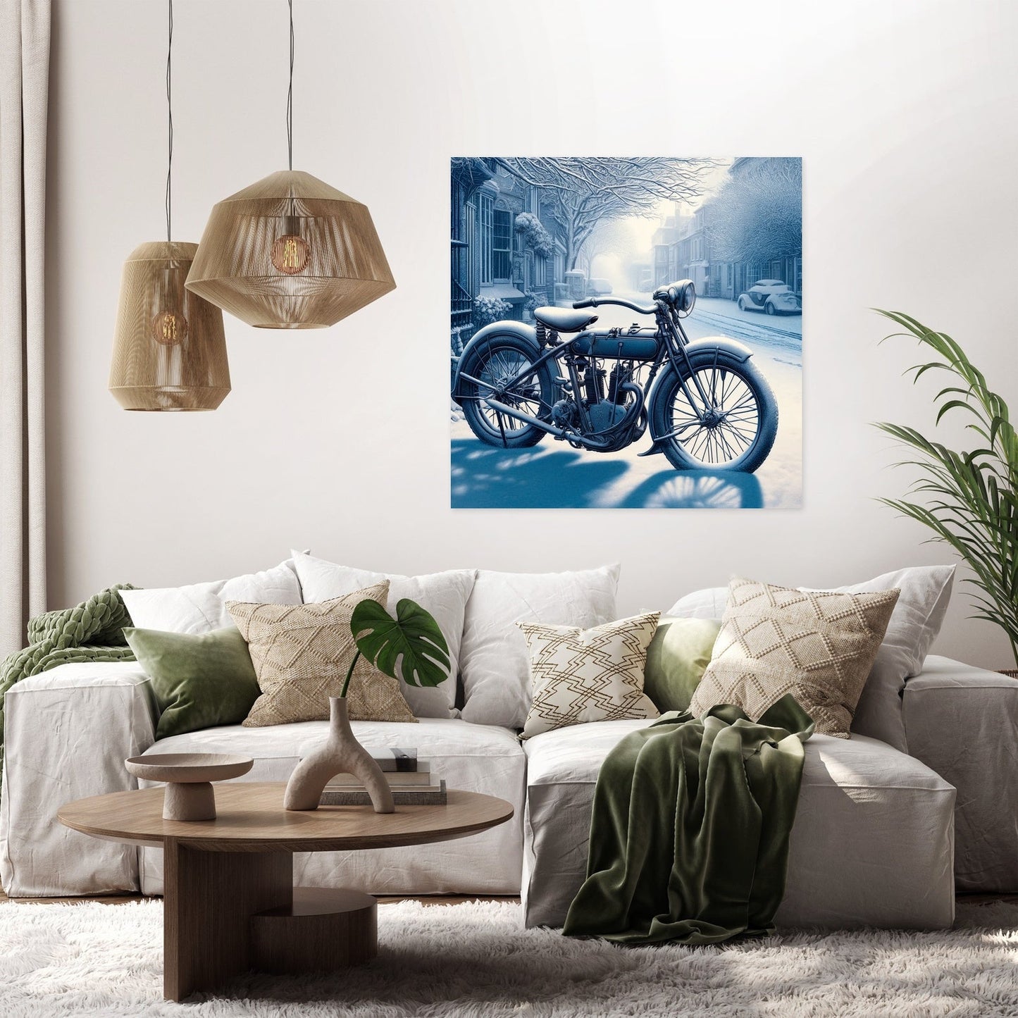 Winter's Pause Canvas