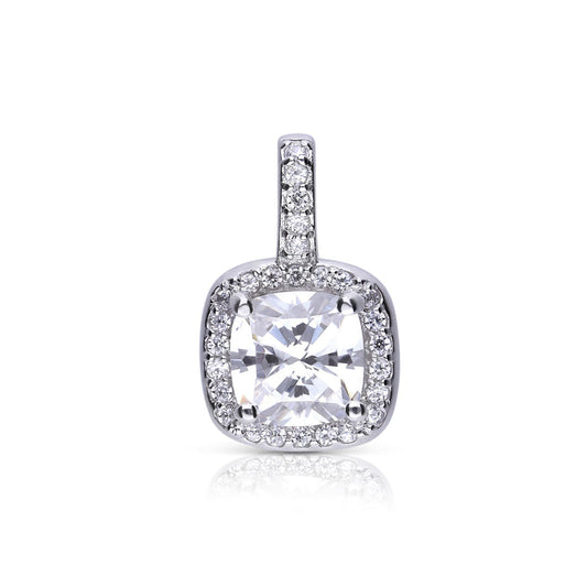 Diamonfire Square Pave Set Pendant