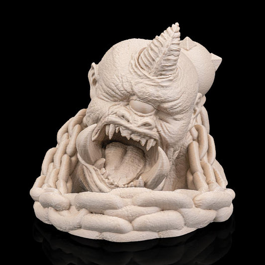 Cyclops Rage Dice Tower – Chained Monster Roller for RPG Gaming Decor