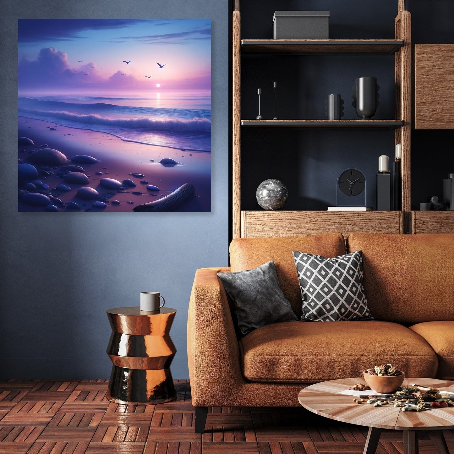 Dusk Beach Serenity Canvas