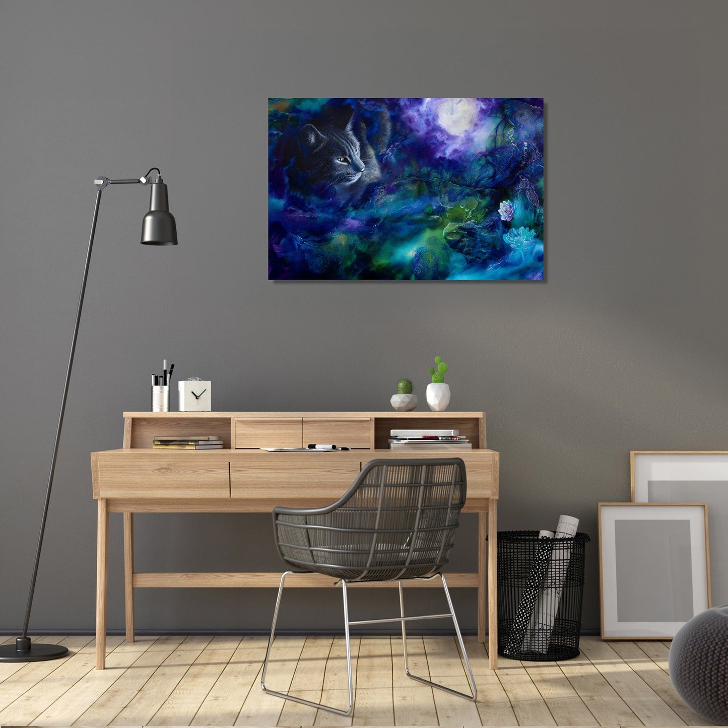 Dreaming Cat Canvas