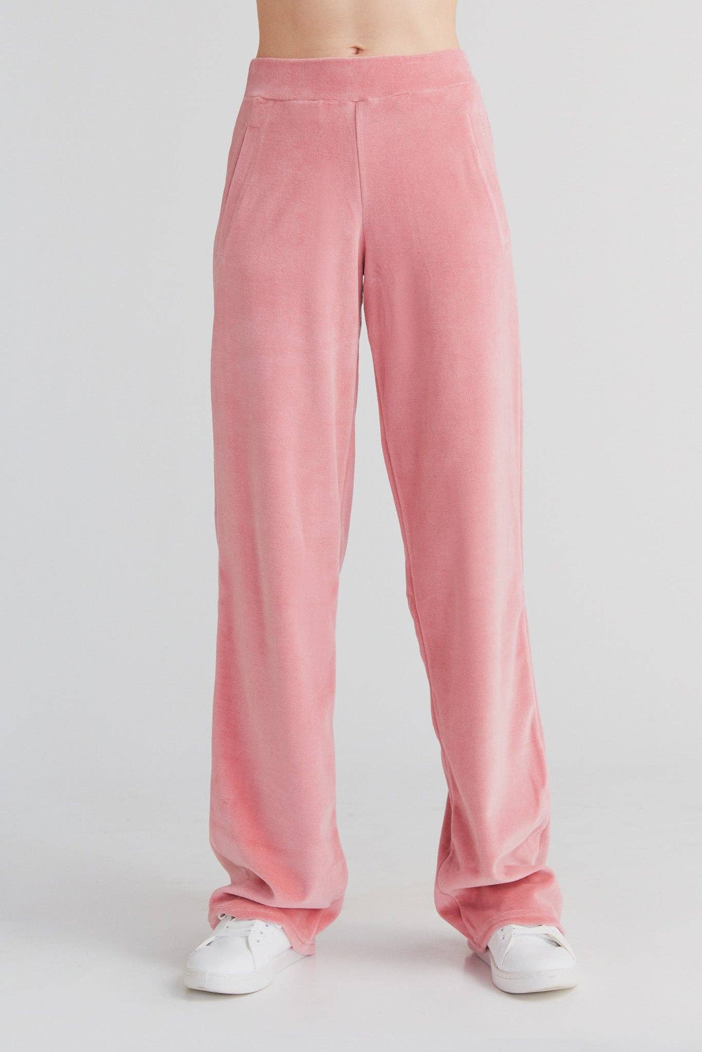 Organic Soft Fleece Straight Cut Sweatpants: Womens