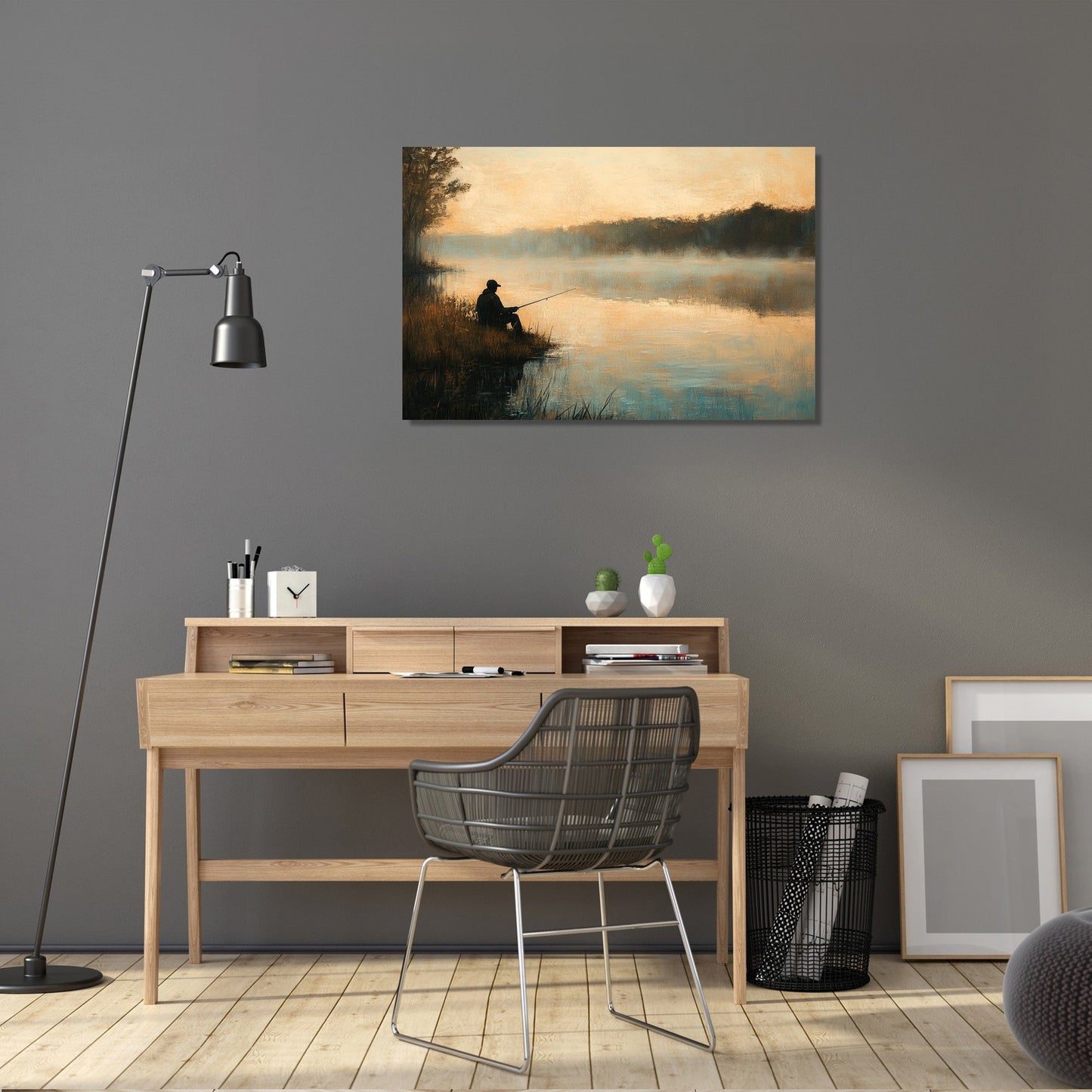 Angler's Dawn Canvas