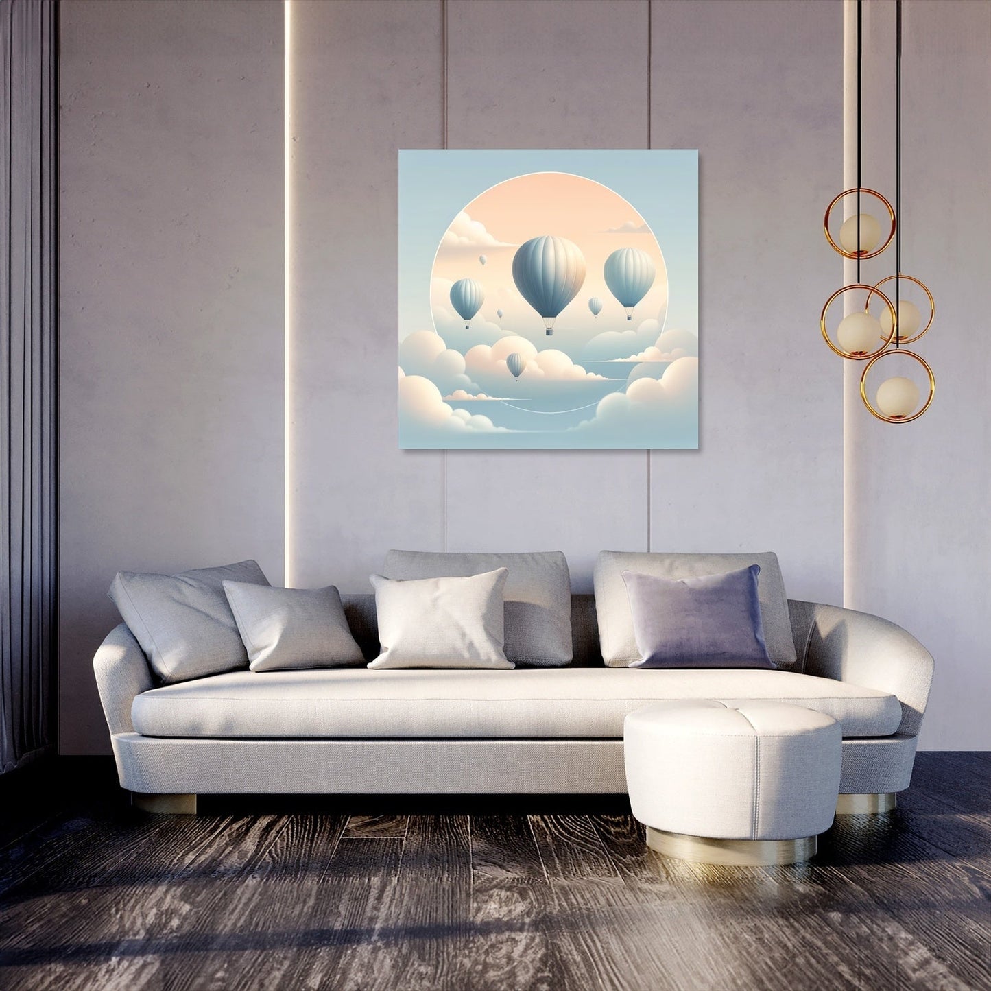 Pastel Ascent Canvas