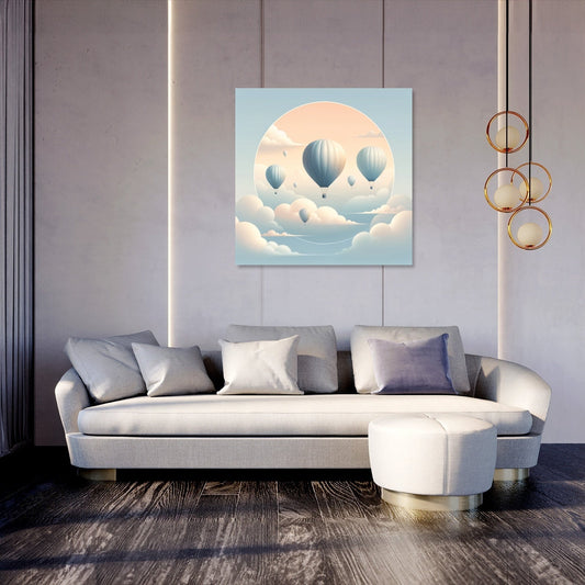 Pastel Ascent Canvas