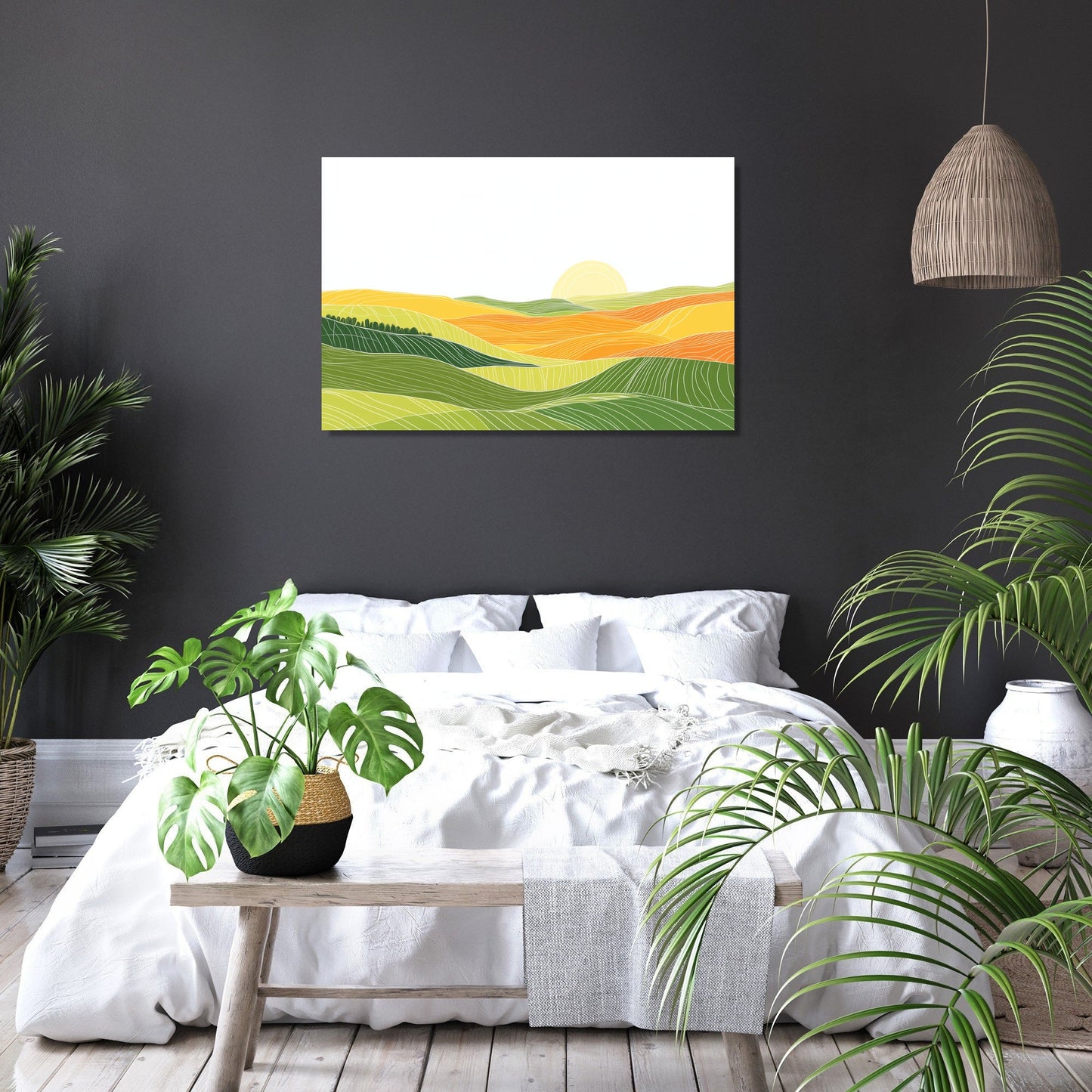 Dawn Fields Canvas