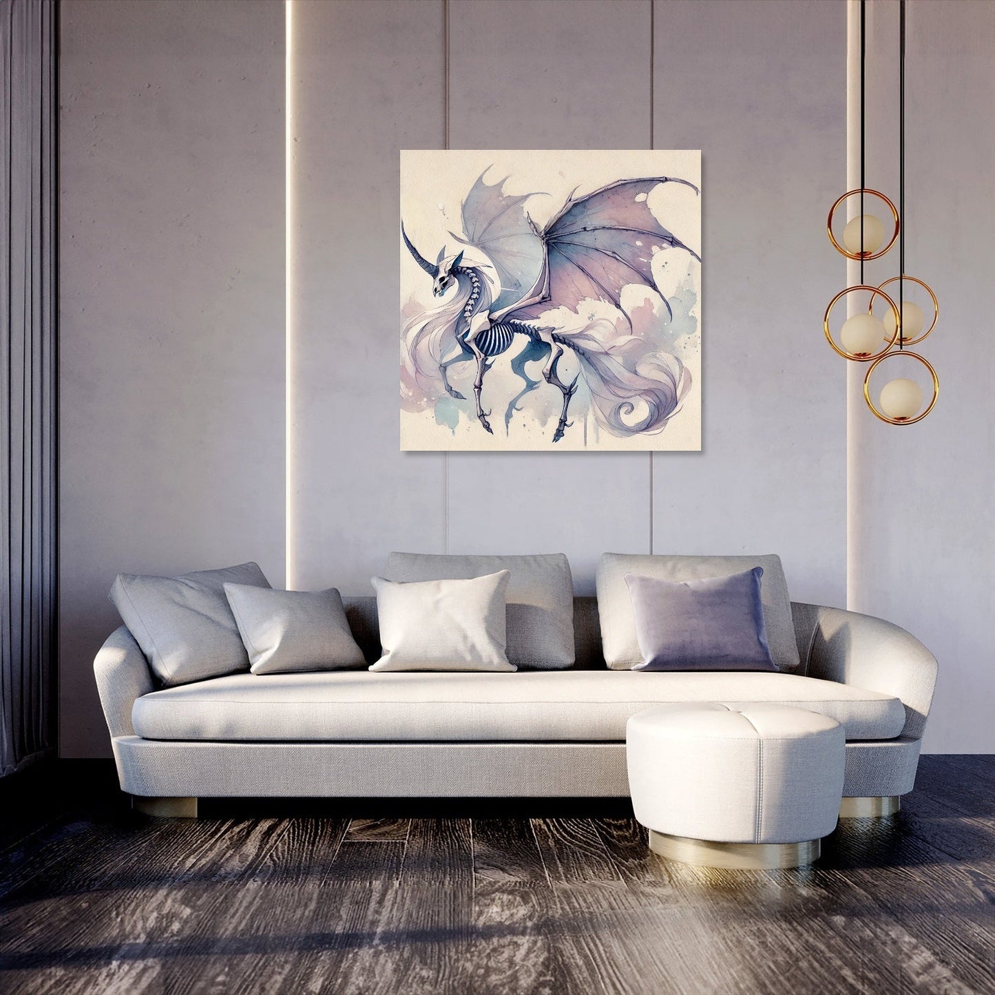Ethereal Thestral Canvas
