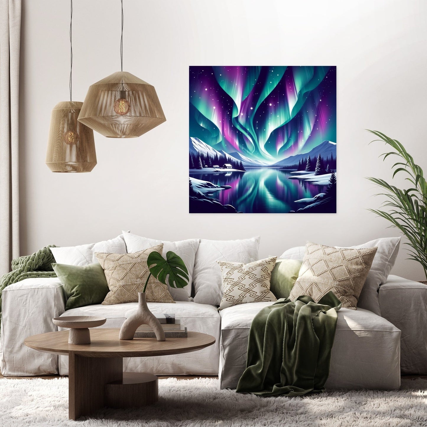 Aurora Borealis Canvas