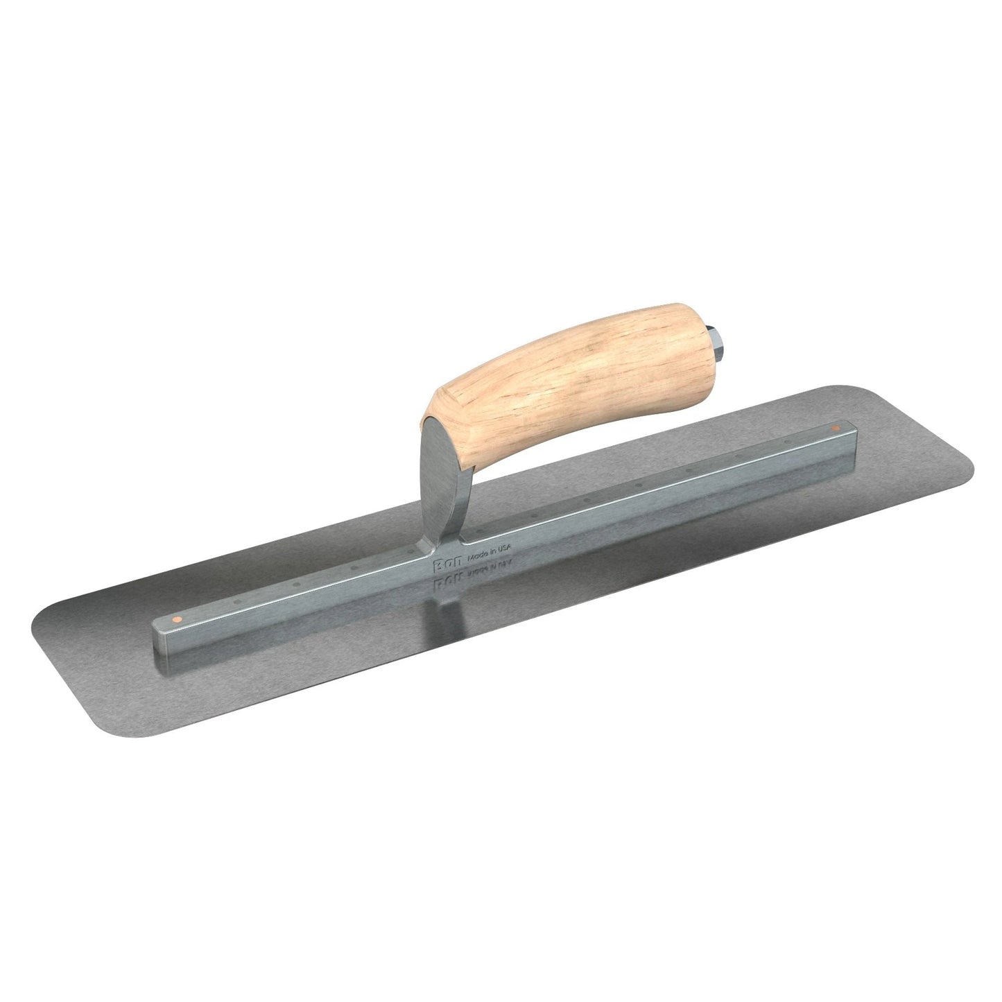 Bon Tool Carbon Steel Silo Trowel - Camel Back Wood Handle