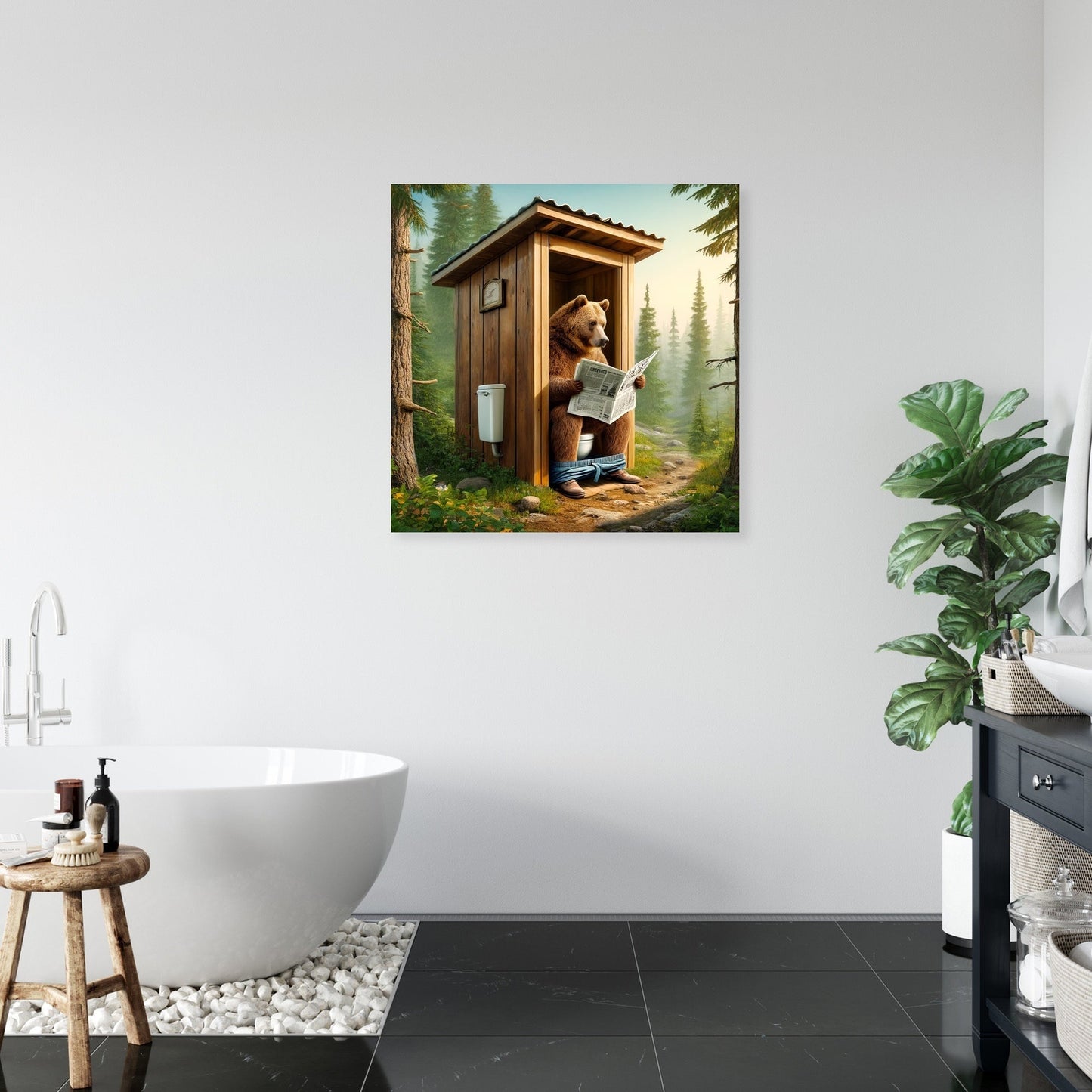 Forest News Break Canvas