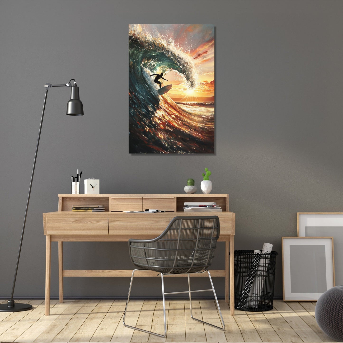 Surfer’s Sunset Canvas