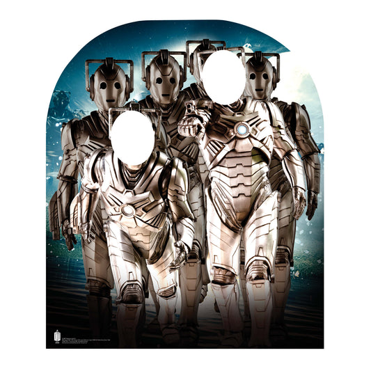 SC661 Cyberman Stand In child Cardboard Cut Out Height 115cm