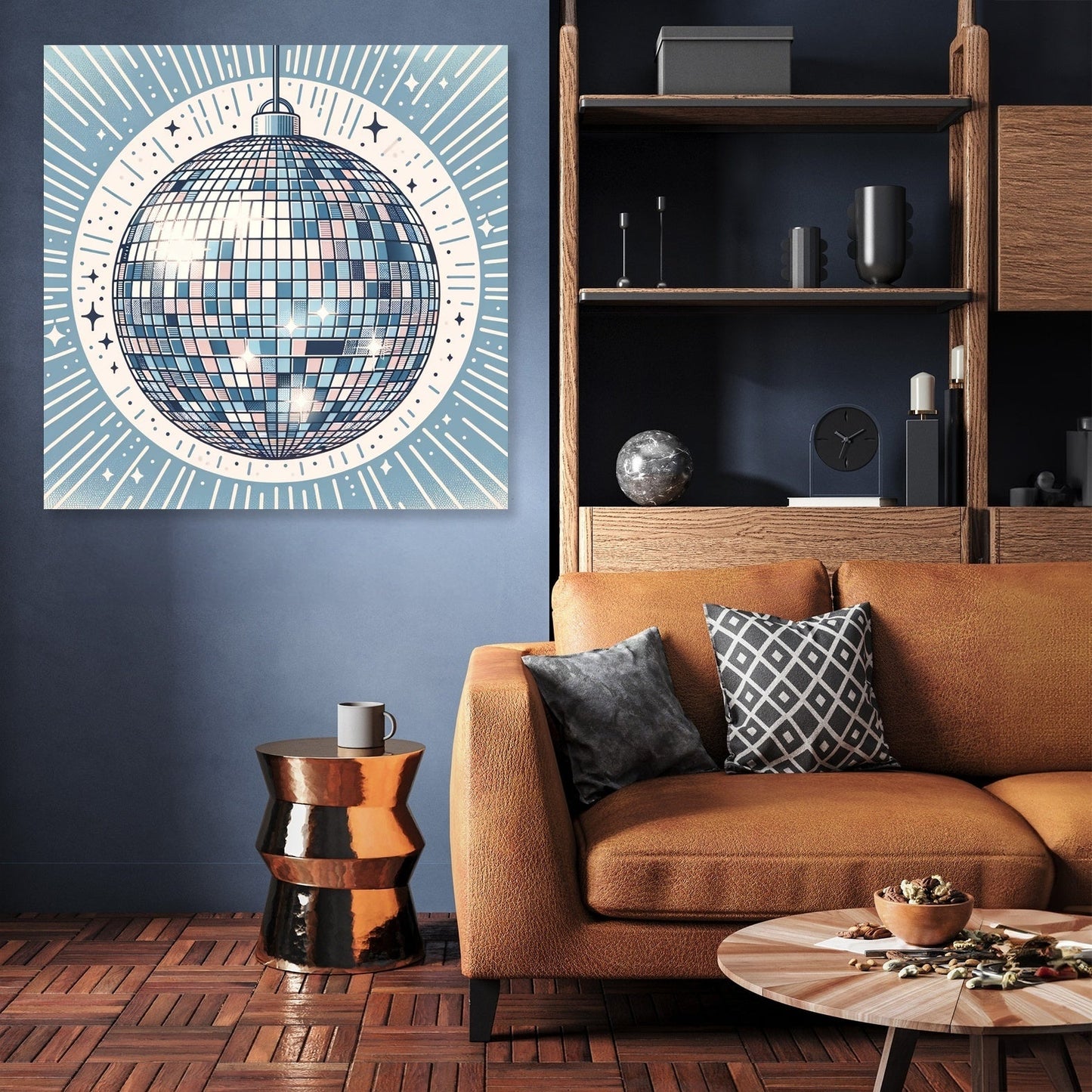 Nostalgic Disco Canvas