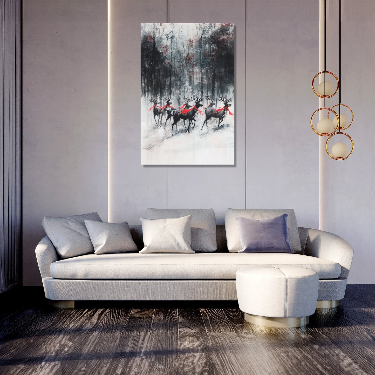 Enchanted Reindeer Canvas