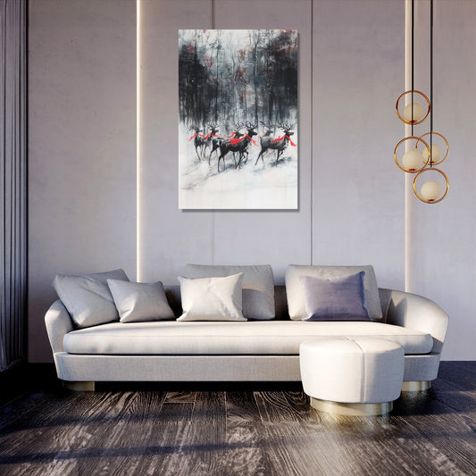 Enchanted Reindeer Canvas