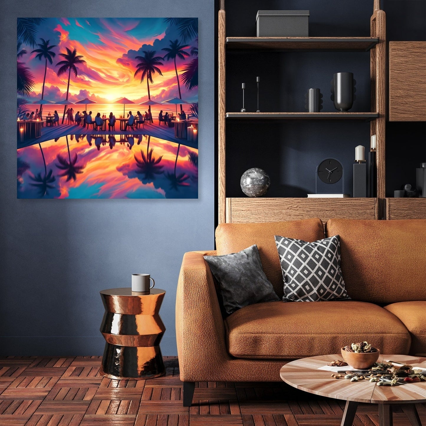Summer Beach Bar Bliss Canvas
