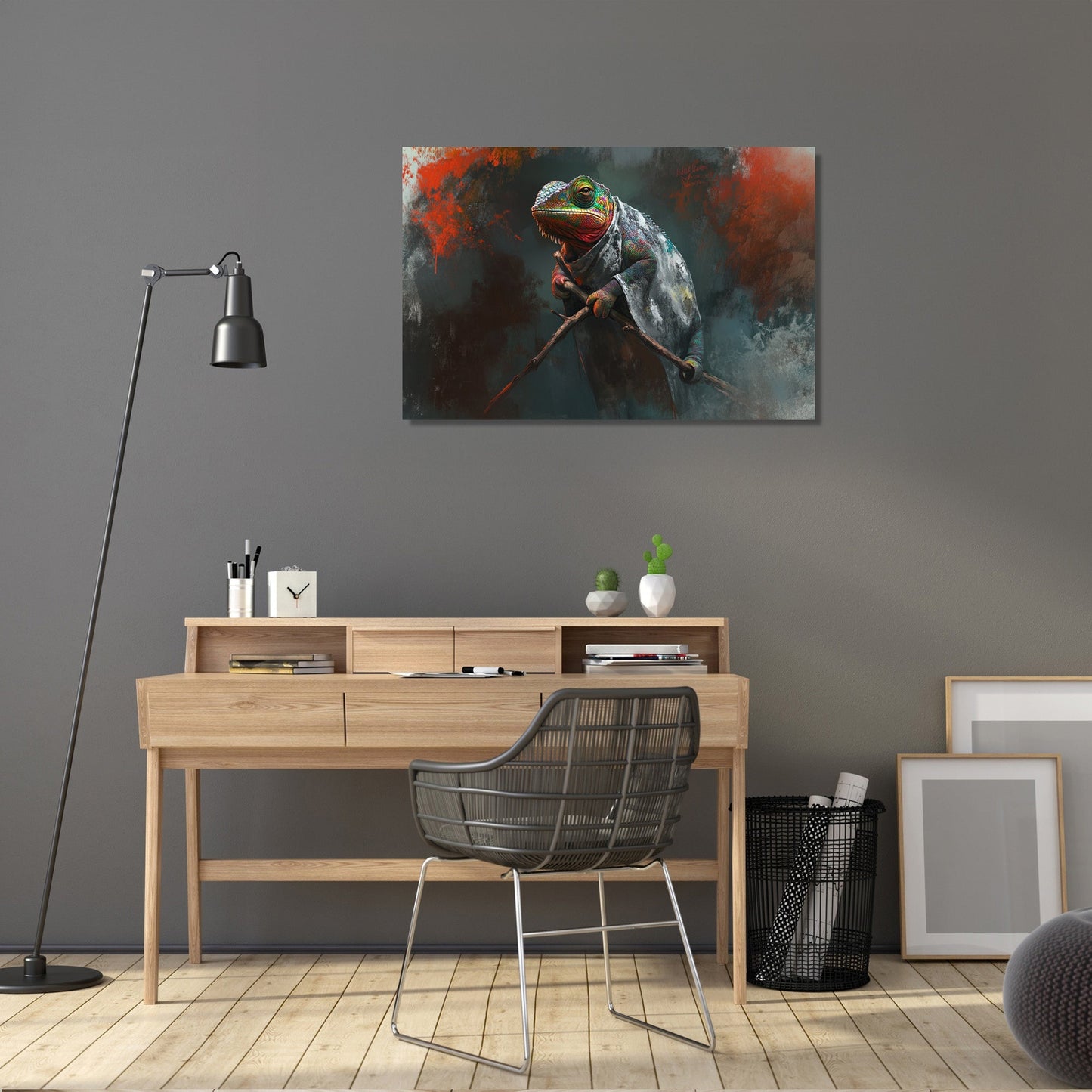Chameleon's Elegance Canvas
