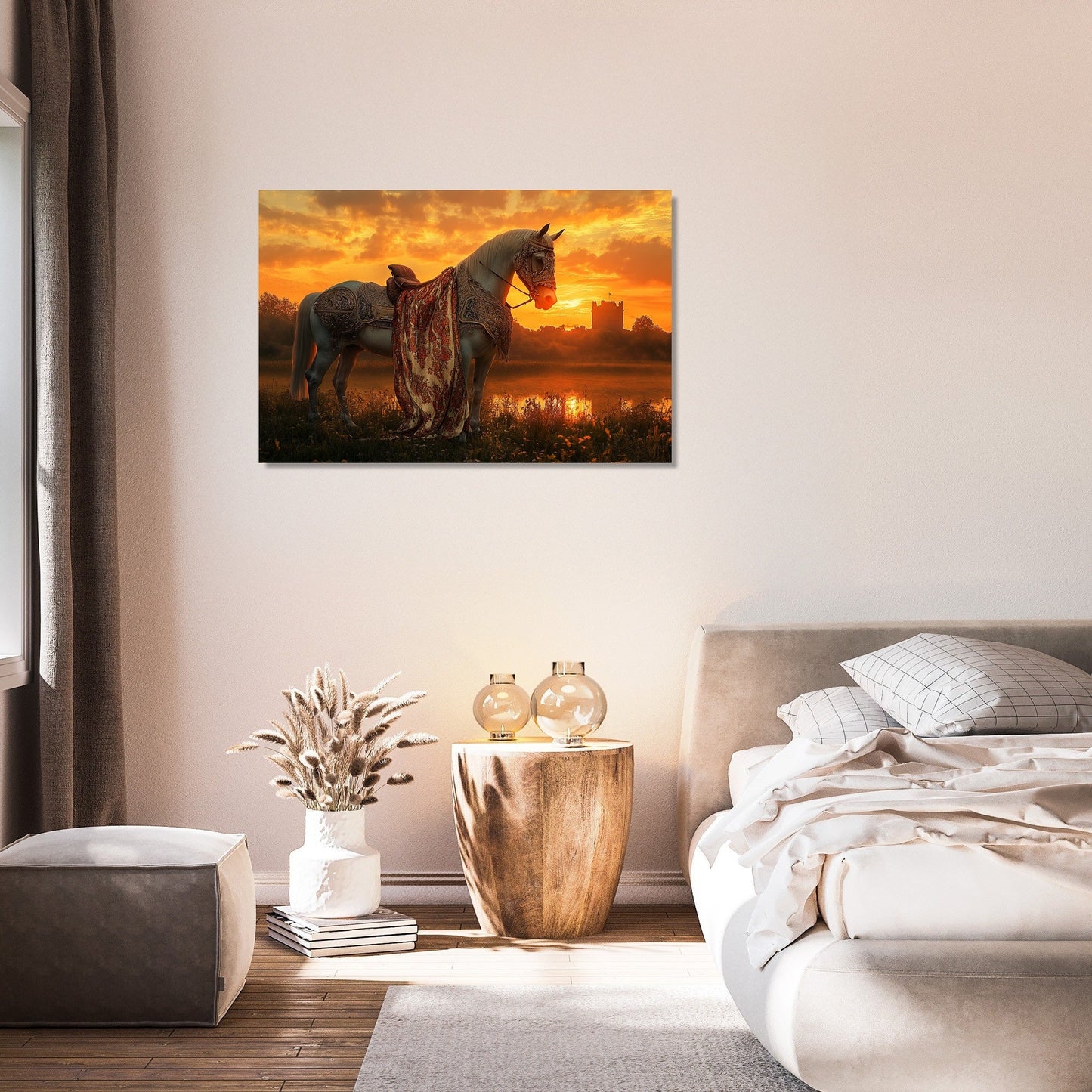 Regal Equine Sunset Canvas
