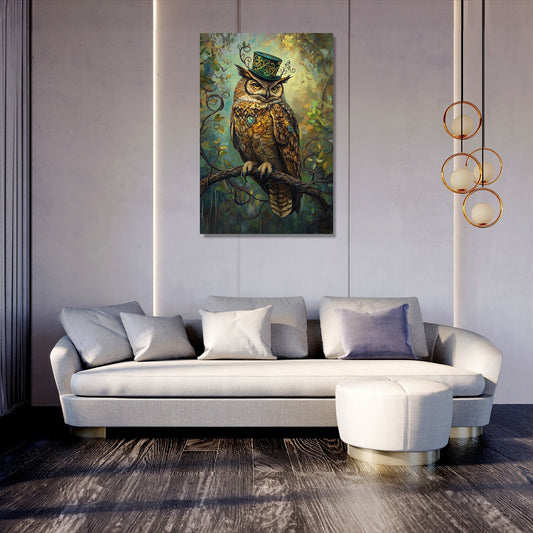 Celtic Owl Canvas