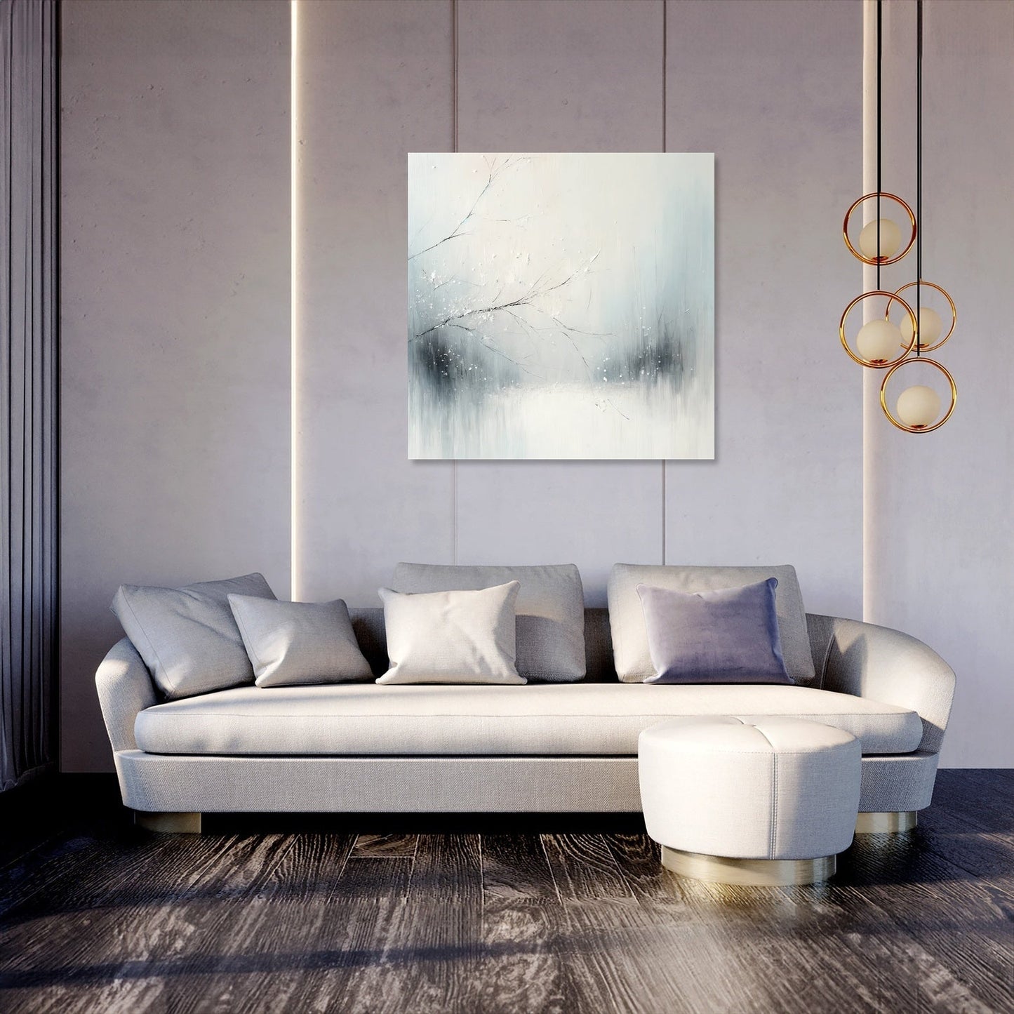 Silent Snowfall Canvas