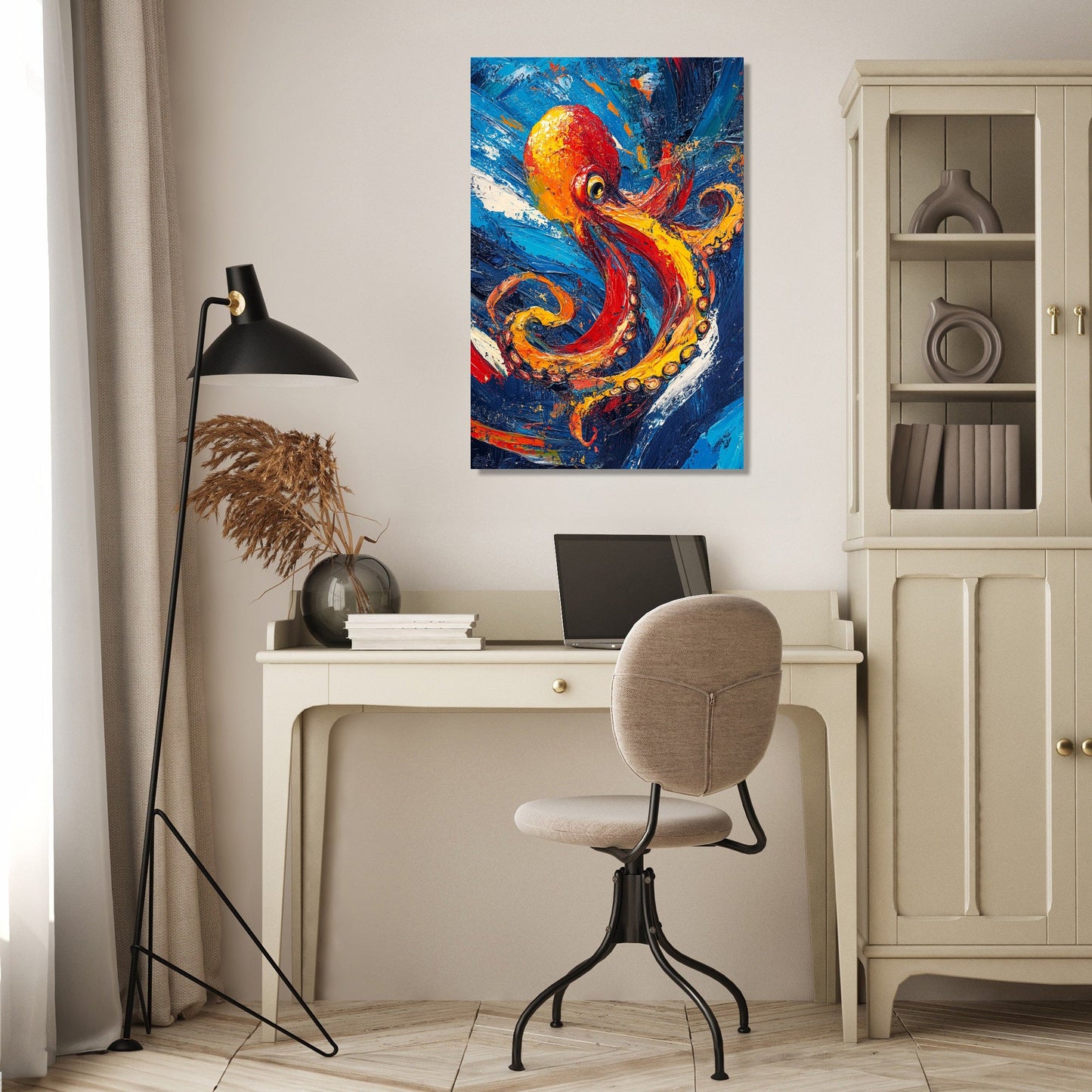 Octopus Symphony Canvas