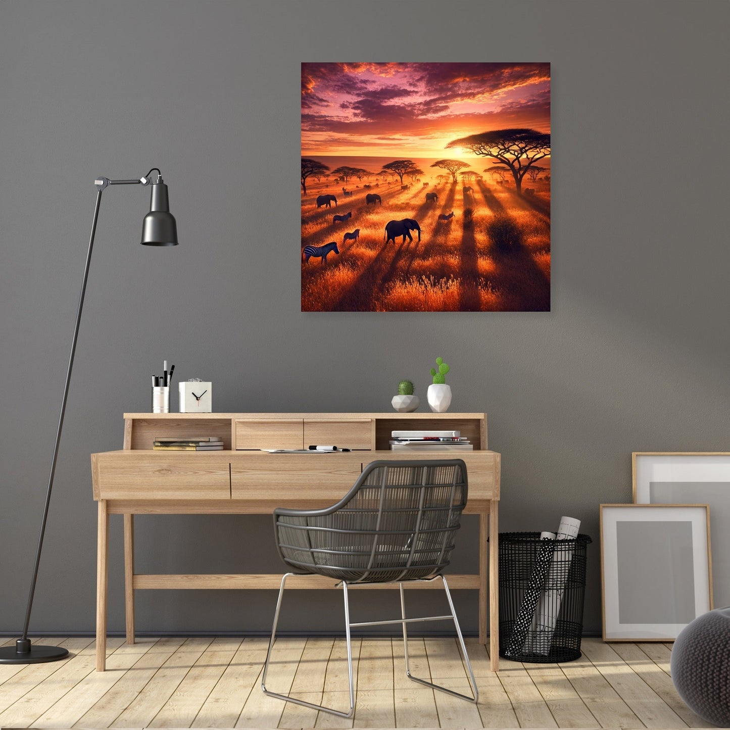Golden Savannah Canvas