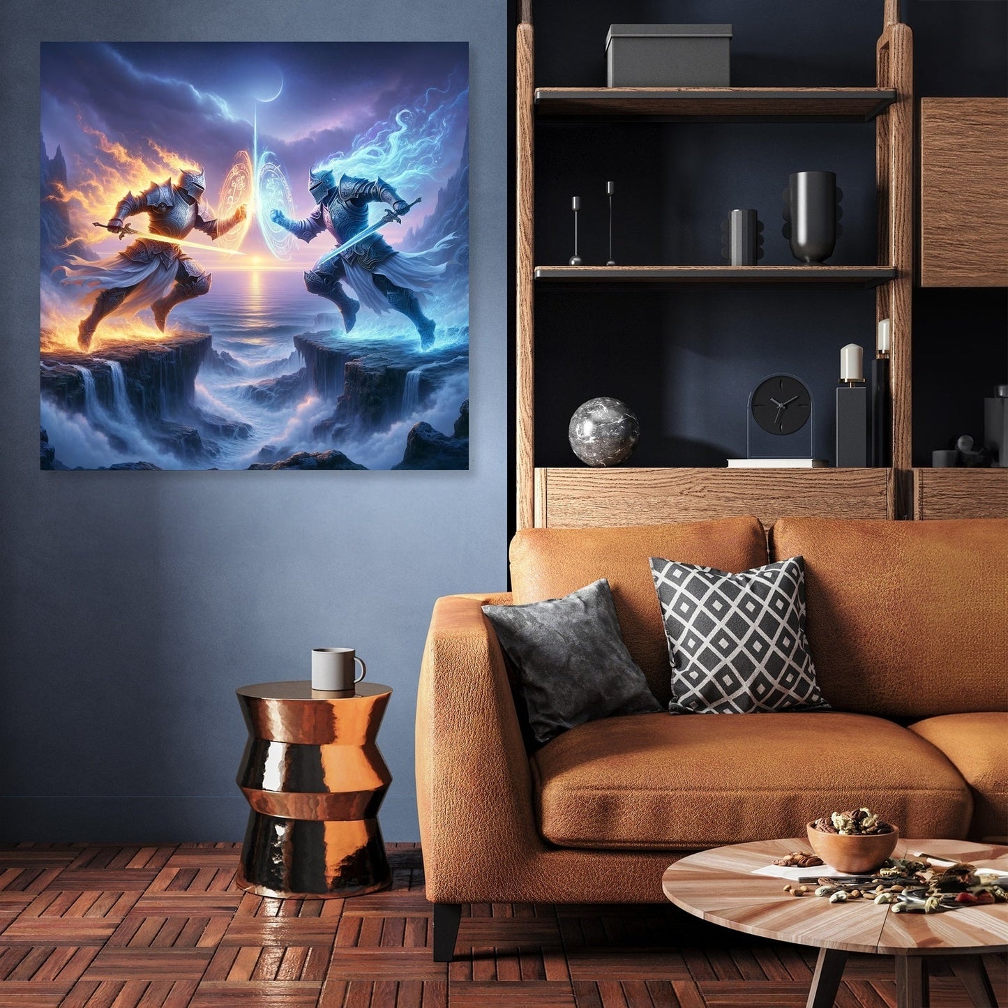 Knights of Elemental Fury Canvas