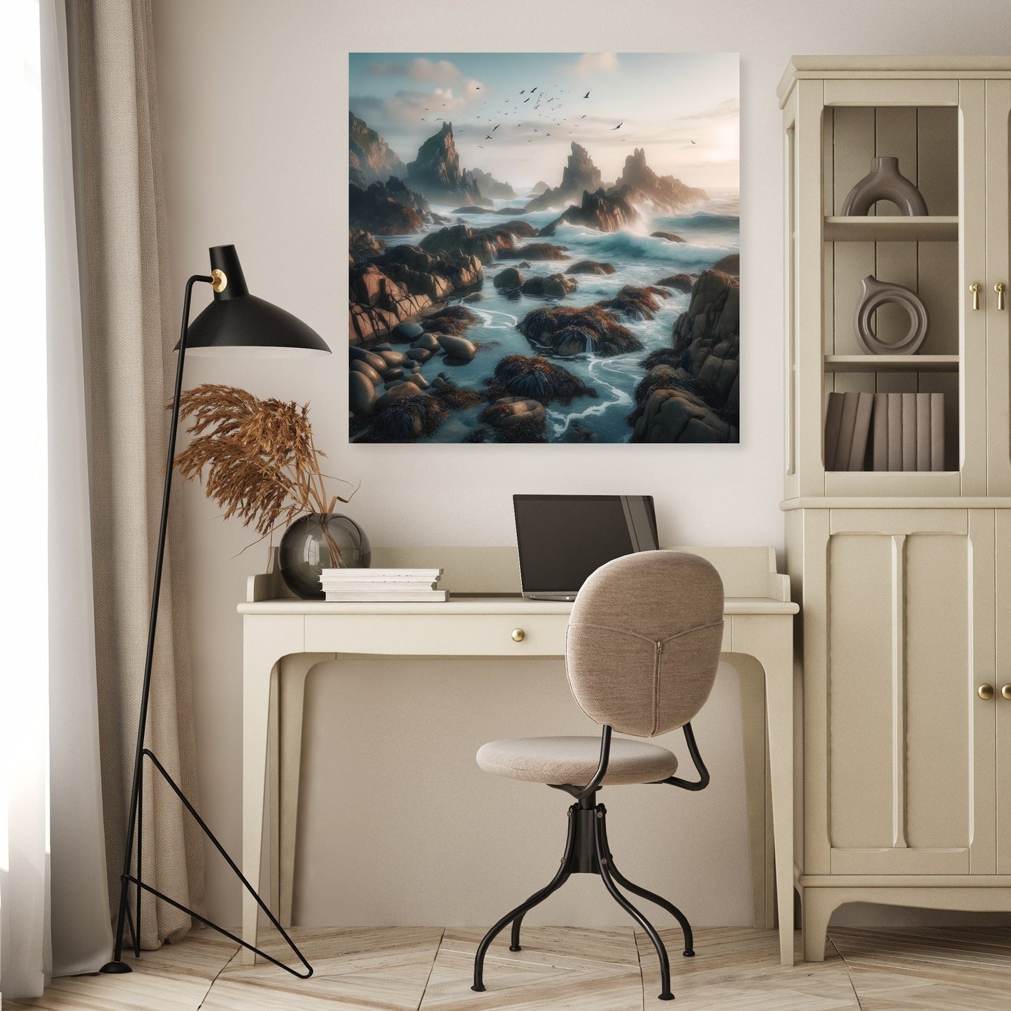 Morning Coastline Canvas