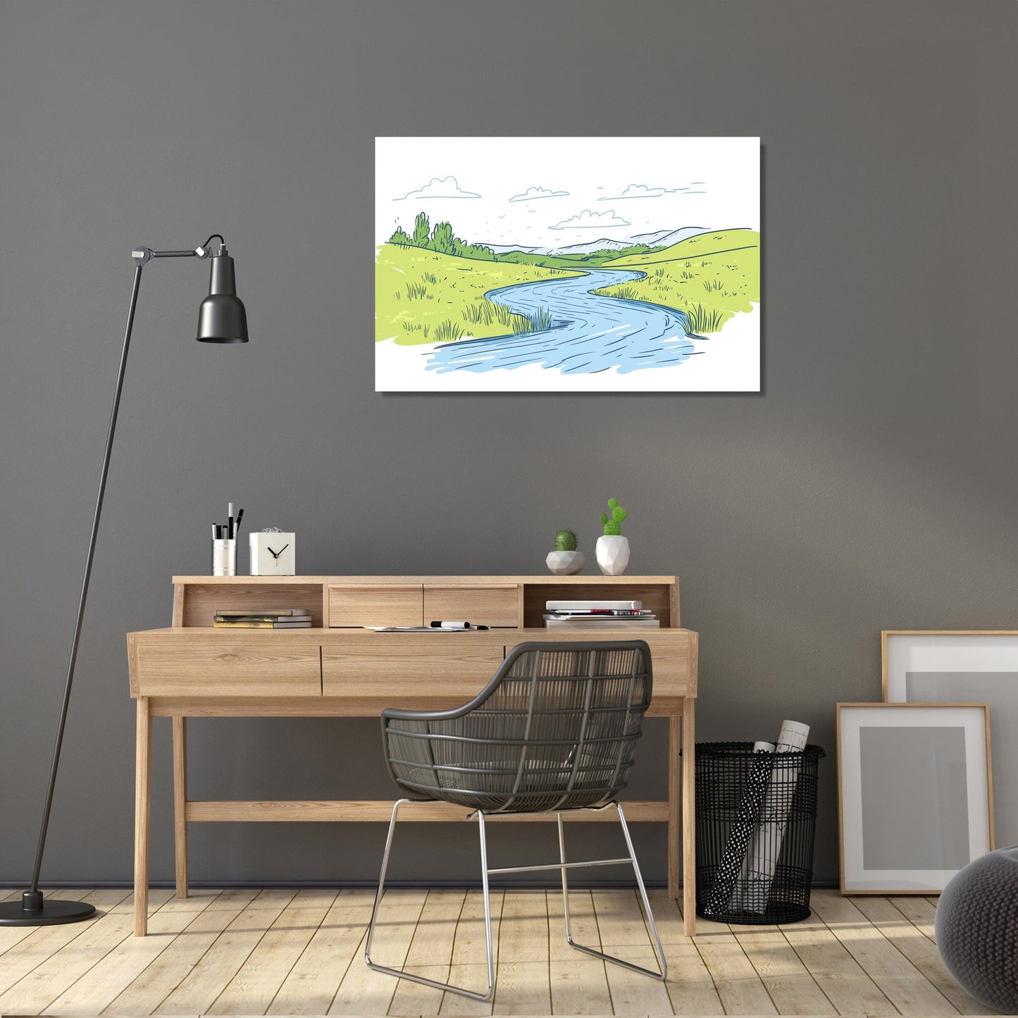 River's Whisper Canvas