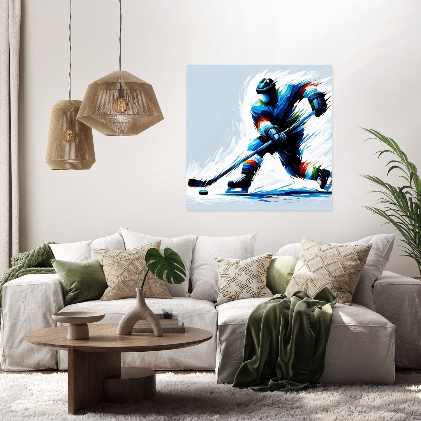 Icy Shot Canvas