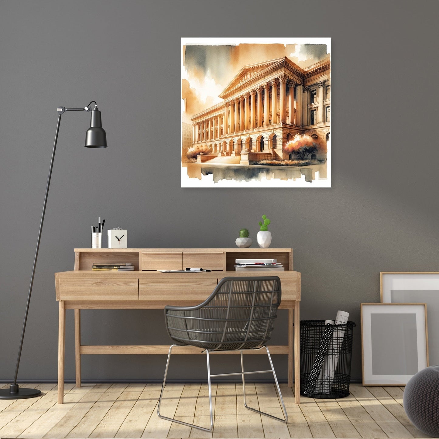 Courthouse of Tradition Canvas