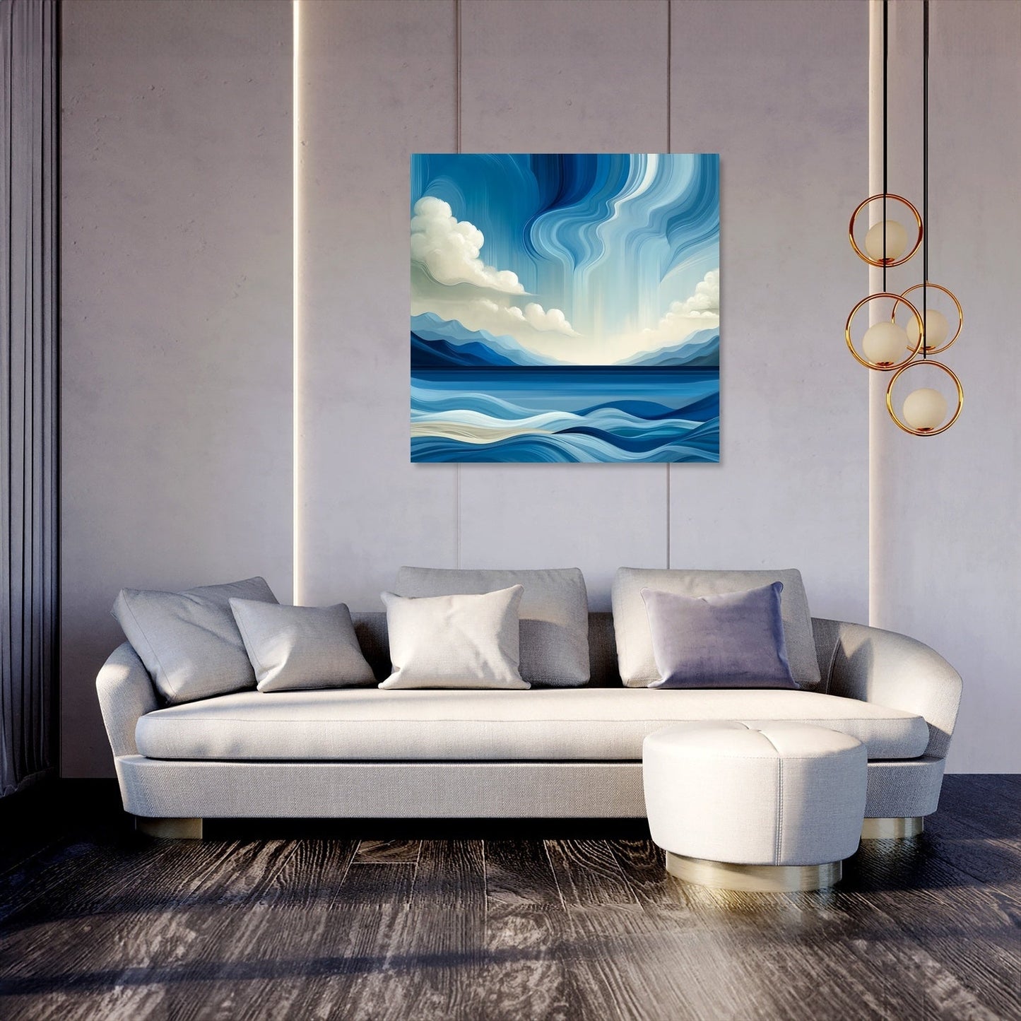 Azure Depths Canvas