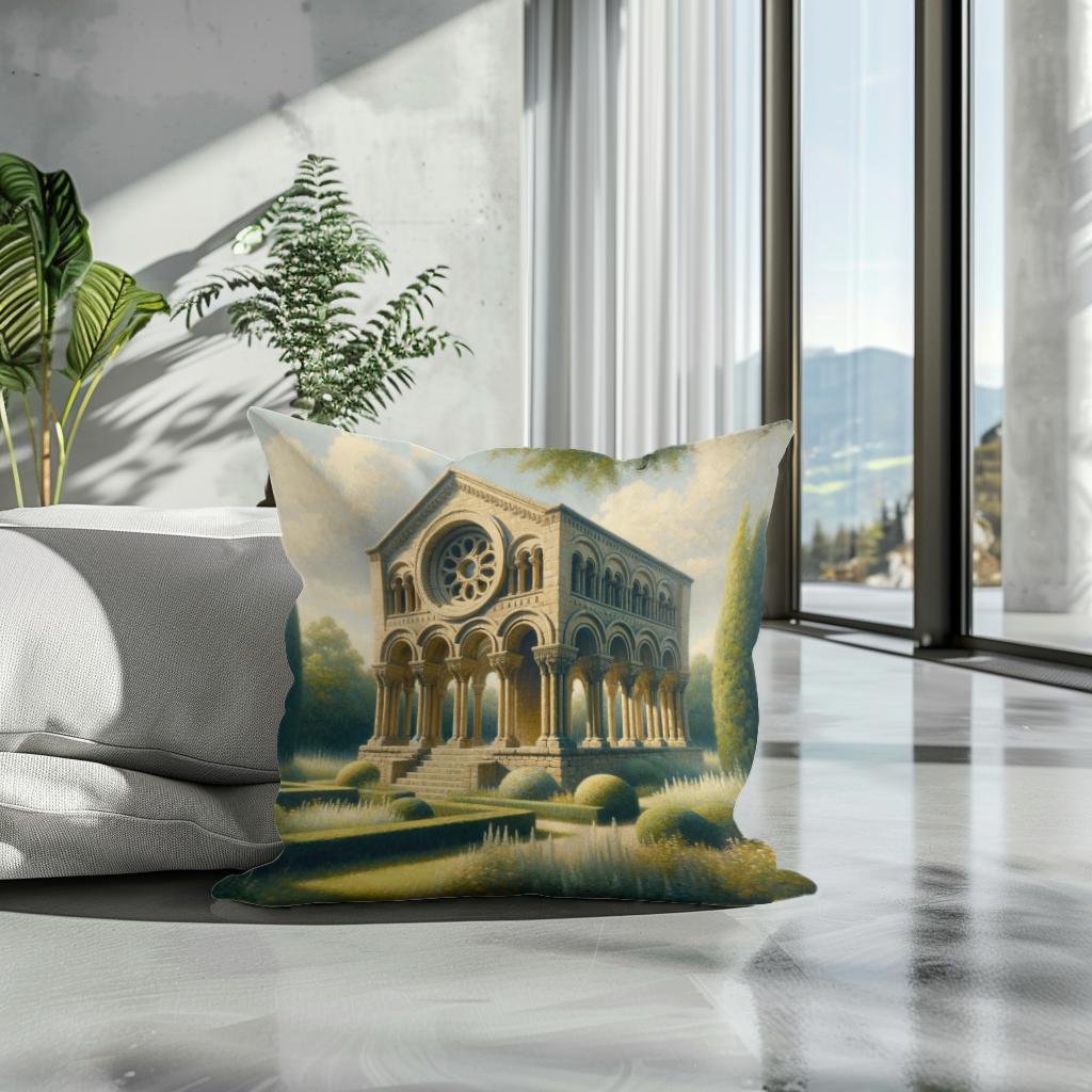 Romanesque Reverie Cotton Cushion