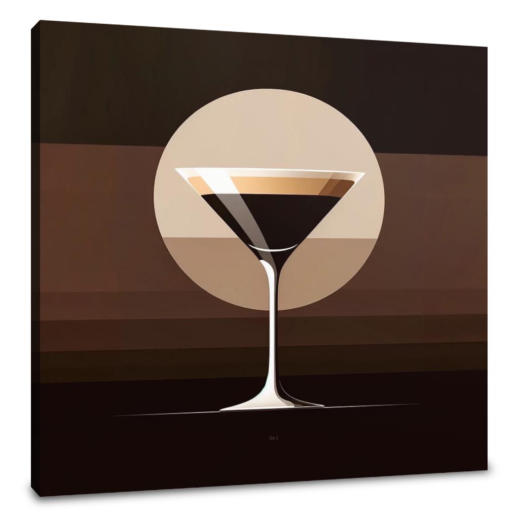 Espresso Martini Minimal Canvas