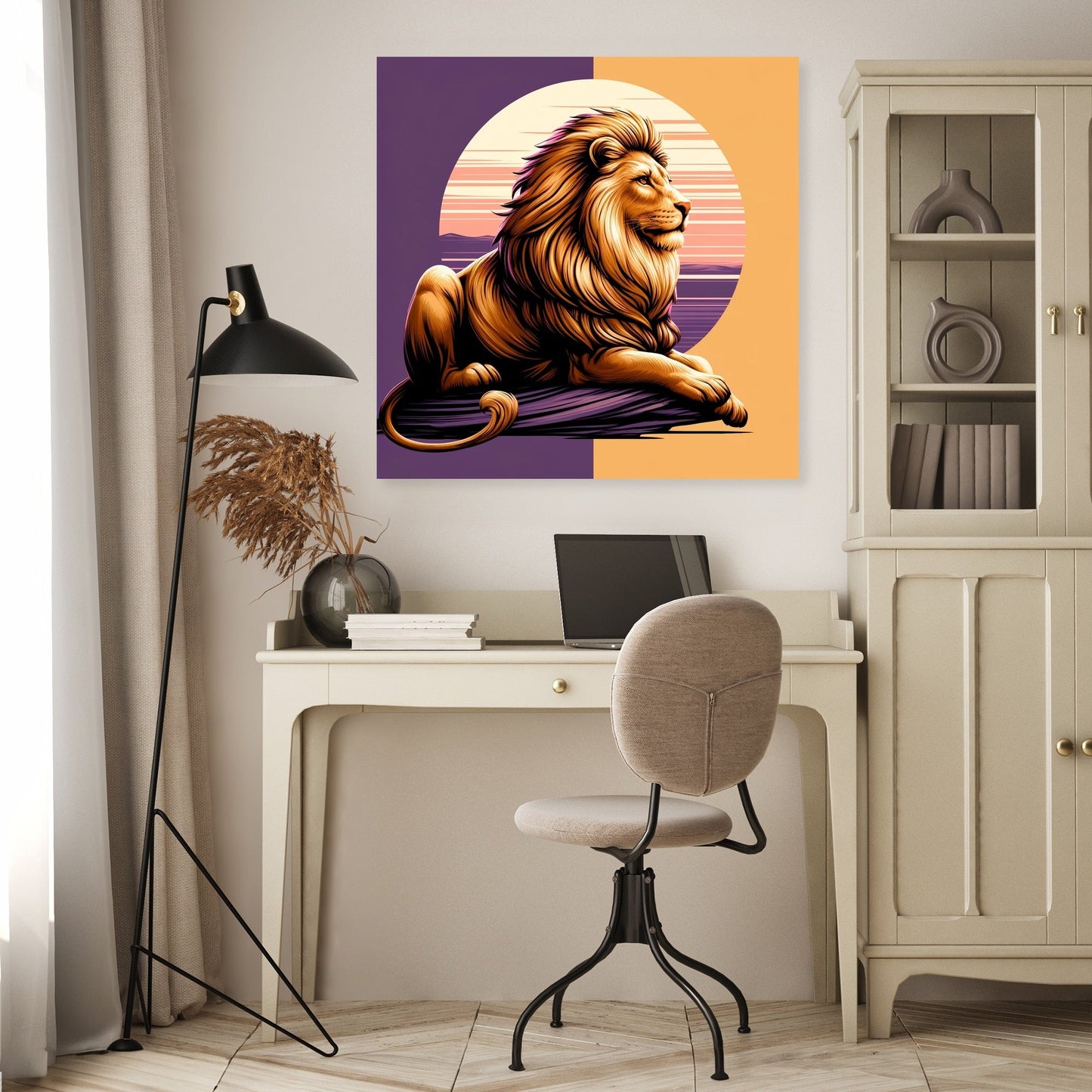 Regal Lion Canvas