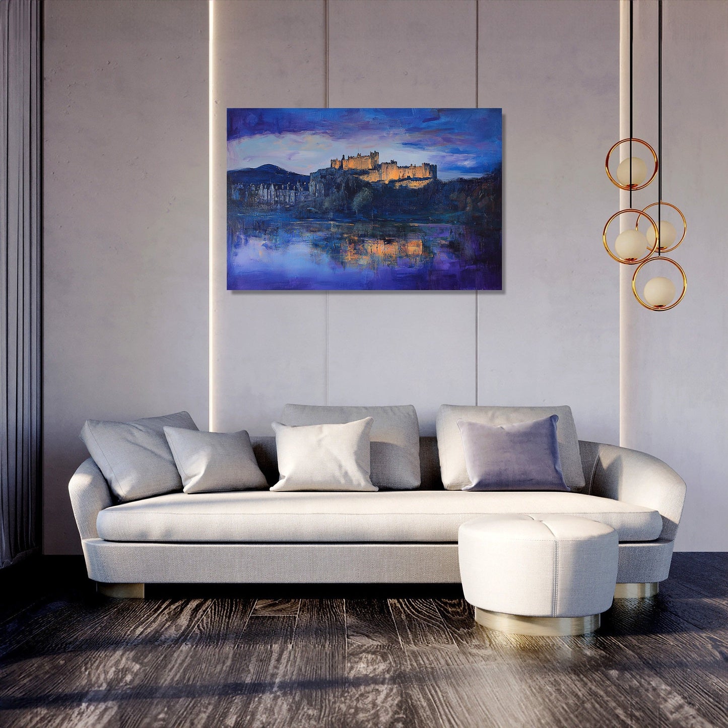 Stirling Castle Twilight Canvas