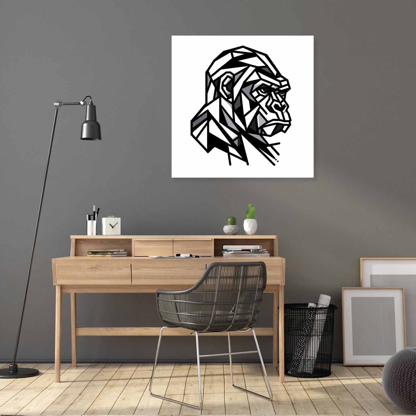 Cubist Gorilla Canvas