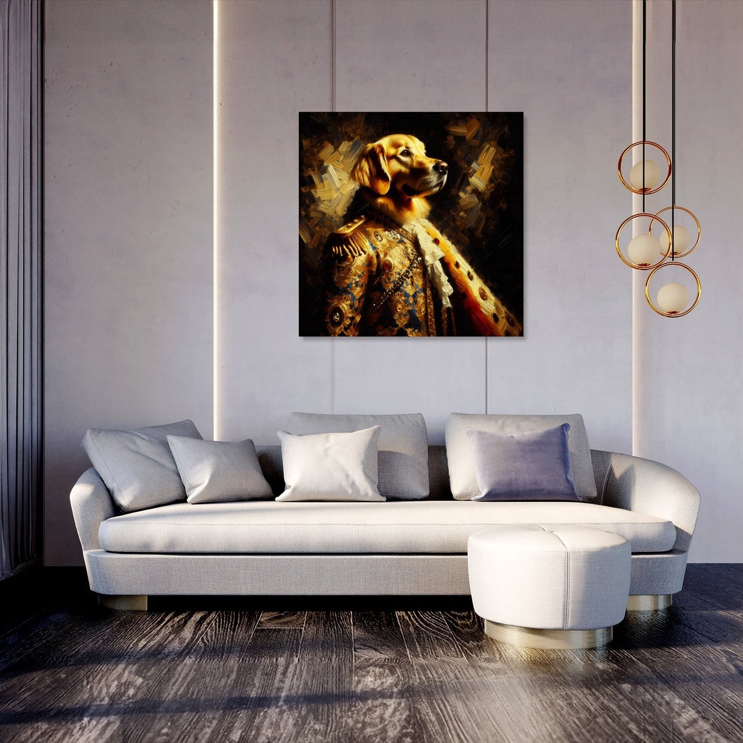 Majestic Monarch Retriever Canvas