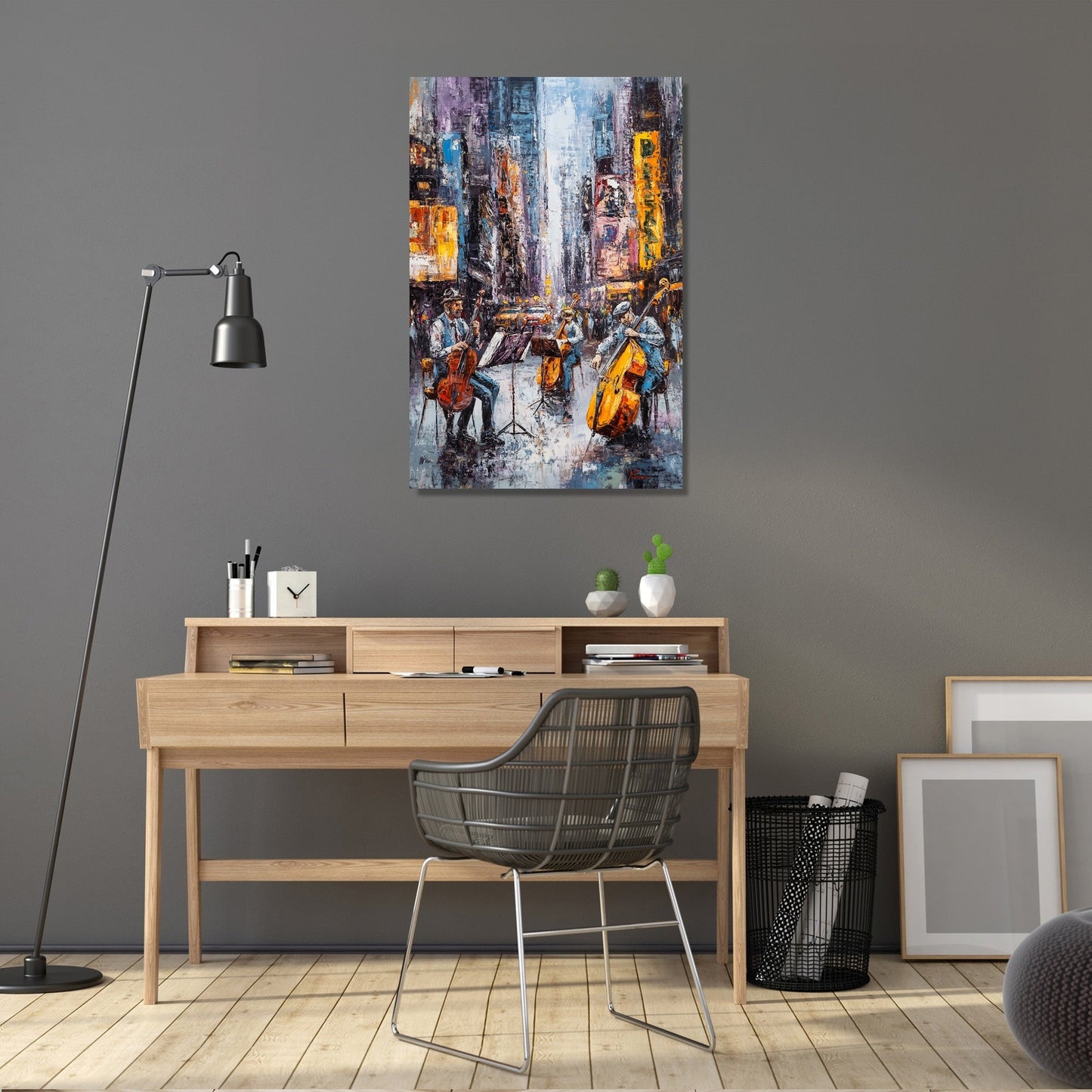 Melodic Metropolis Canvas