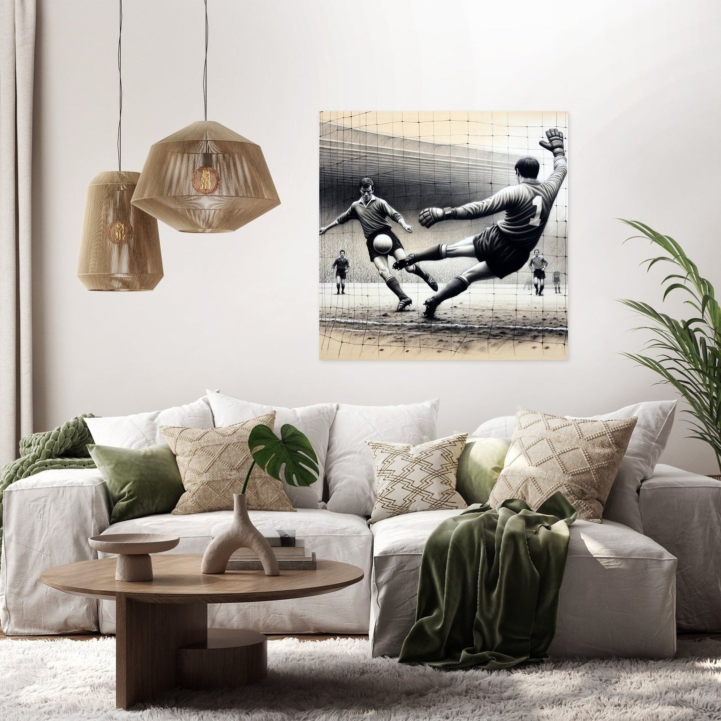 Penalty Kick Tension Canvas