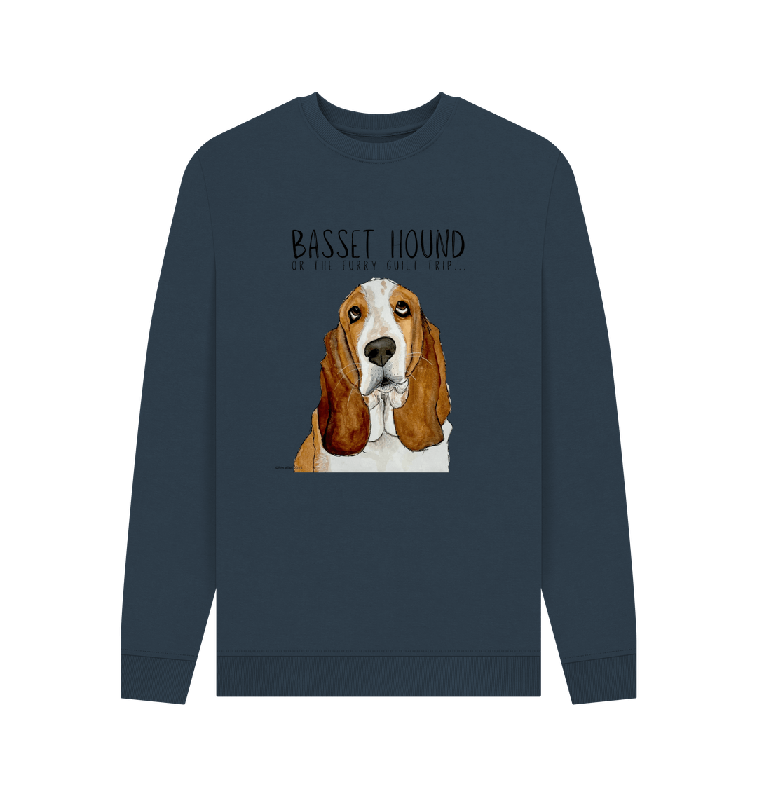 Basset Hound Crew Neck Sweatshirt: The Ultimate Furry Guilt Trip