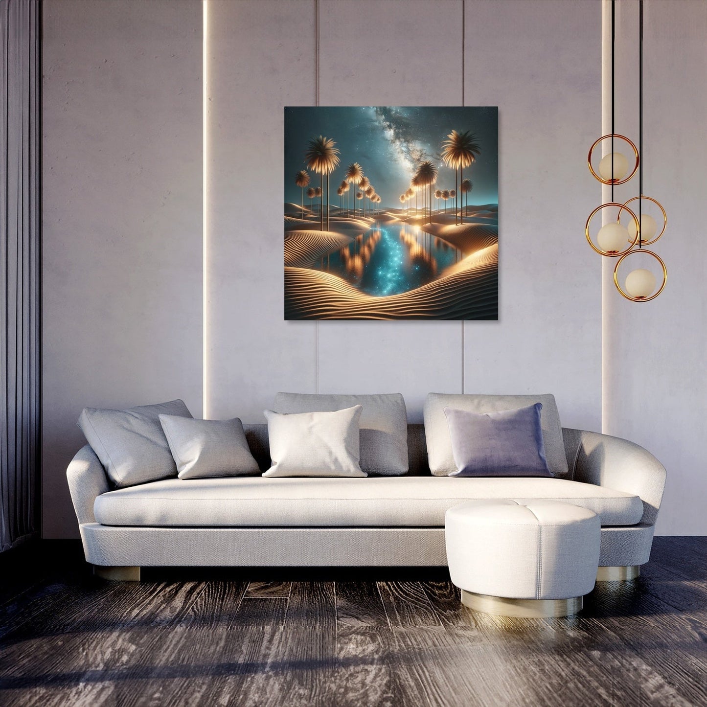 Starlight Oasis Canvas