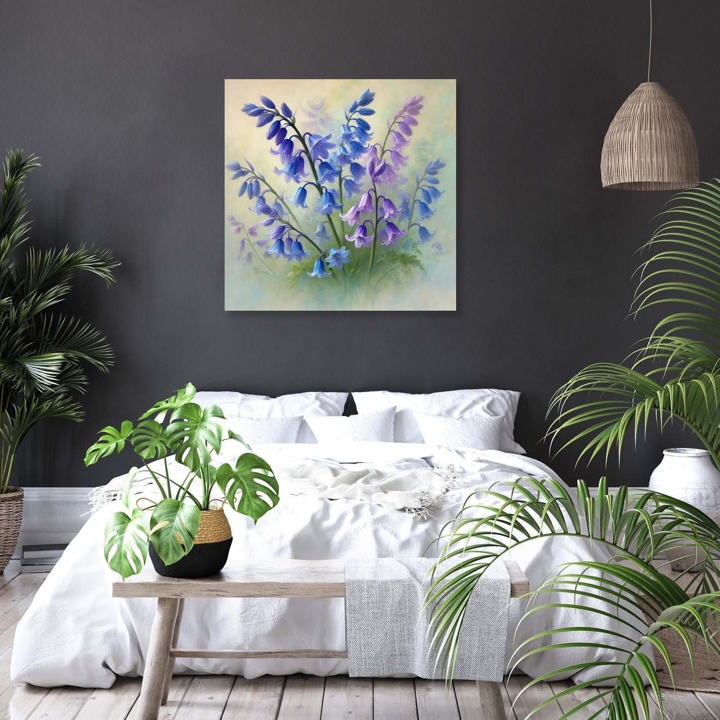 Whispering Bluebells Canvas